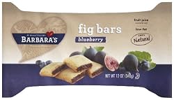 Barbara's Bakery Blueberry Fig Bars, 12-Ounce Tray (Pack of 6)