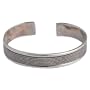 Cuff Bracelet Sterling Silver Wrist Jewellery 2.25 inches (brclt344)
