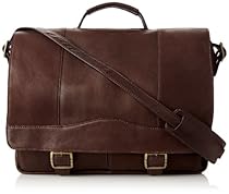 David King & Co. Porthole Brief with Inside Organizer, Cafe, One Size
