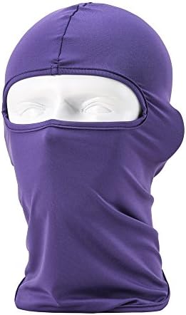 CS Cycling Unisex Mask 12 Styles Motorcycle Cycling Lycra Balaclava Breathable Flexible Full Face Mask Neck Thermal Warmer QLL02 Gemini Purple