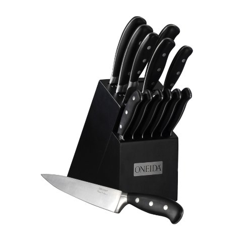 Oneida Kitchenware Triple Rivet Set w/Block
