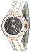 Oniss #ON8015-LDDRG8 Womens Midsize Rose Gold Trim White Ceramic Watch (Grey MOP Dial)
