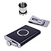 CoZroom Stainless Steel Extraordinary Shot Flask Gift Set 8 Oz with Extra Money Clip