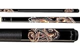 Players Biker Series Engine and Snake Transfers Billiard Cue (D-BK60)