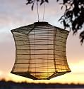 Solar Lantern Silk Square - Bronze