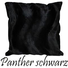 Dekokissen Panther schwarz 80x80 cm - Afrikalook