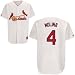 Men`s St. Louis Cardinals #4 Yadier Molina Home Replica Jersey - L