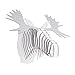 Cardboard Safari Recycled Cardboard Animal Taxidermy Moose Trophy Head, Fred White Small