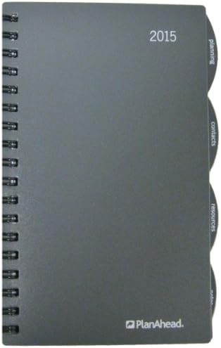 Plan Ahead Small Home/Office 18 Month Planner, July 2014 - December 2015, Assorted Colors, Color May Vary (85960)
