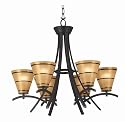 Kenroy Home 90086ORB Wright 6 Light Chandelier