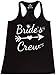 Shop4Ever® Bride's Crew Women's Racerback Tank Top Wedding Tank Tops