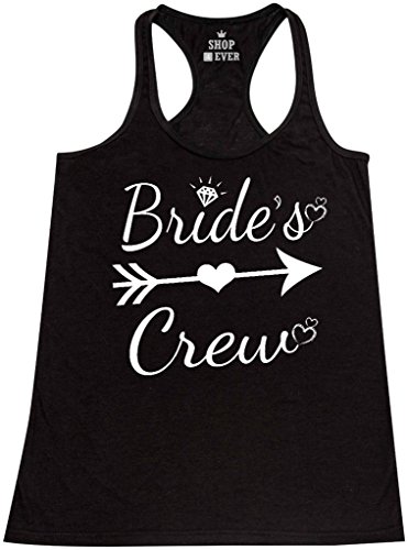 Shop4Ever® Bride's Crew Women's Racerback Tank Top Wedding Tank Tops