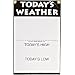 American Educational 4945 Today's Weather Wall Chart