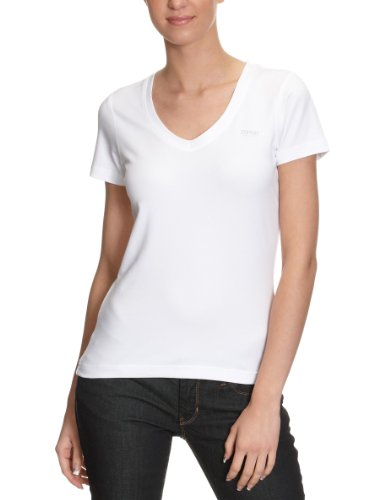 ESPRIT SPORTS Damen Shirt/ T-Shirt N66117, Gr. 36 (S), Wei&szlig; (white 100) Preisvergleich