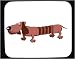 dachshund25 - Decorated Mouse Pad with dachshund cartoon pet animal