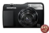 OLYMPUS デジタルカメラ VG-170 ブラック 1400万画素 光学5倍ズーム 15m強力フラッシュ ハイビジョンムービー 3.0型LCD 広角26mm VG-170 BLK