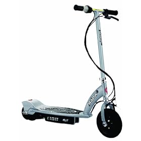 Razor E100 Electric Scooter - Silver