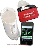 e-pill Smartphone Weekly Pill Box Organizer. 7 x 4 Doses per Day Pill Box.  ....