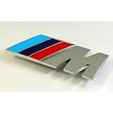 3D M power Grill Grille Emblem Red Blue and Silver Universal Fit All Vehicles 