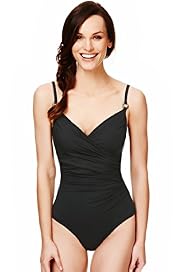 Crossover Front Ruched Swimsuit