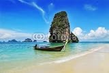 Wallmonkeys Peel and Stick Wall Decals - Exotic Landscape in Thailand, Railay Beach in Krabi. - 72