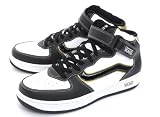 (バンズ) VANS ミッドカットスニーカー V2001SP MID BLK/WHT/GOLD