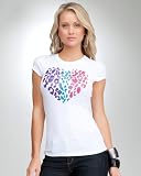 41SzIxs7LjL. SL160  Leopard Heart bebe Logo Tee