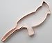 Cardinal Bird Cookie Cutter 6 x 5 inches - Handcrafted Copper Cookie Cutter by The Fussy Pup