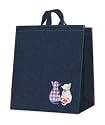Denim Cats Shopping Bag
