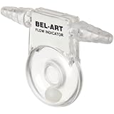 Bel-Art Scienceware 199350000 Clear Polycarbonate Flow Indicator, 3" x 2-1/4" size