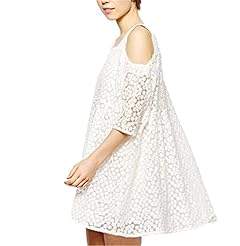 Floral Print Off the Shoulder Lace  Dress