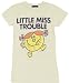 Junk Food Little Miss Trouble Cream Juniors T-shirt Tee