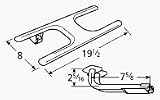'Burner Asmby, H Twn 2.25 , Ss, 19.5 X 8; Th'