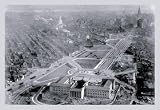 Construction of Philadelphia Museum of Art 12x18 Giclee on canvas