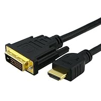 LIMTECH High Speed HDMI to DVI Adapter Cable , 1.8 Meter / 6 Foot Length by LIMTECH