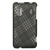 Rubberized Plastic Phone Protector Cover Case Black Checkers For HTC EVO Design Hero... by Dreamwireless