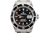 Rolex Mens Stainless Steel Submariner Black Dial