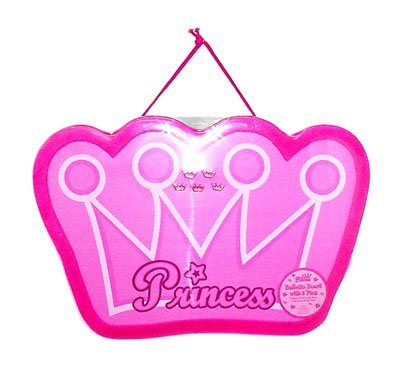 Princess Bulletin Board with 5 Push Pins
