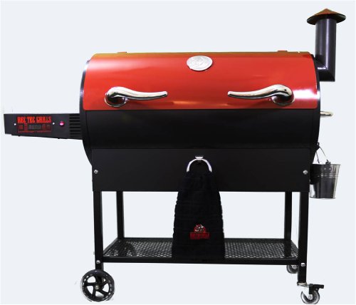 REC TEC Wood Pellet Grill with 680 Sq/in Cooking Area and a 6 Year Warranty