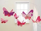 Lambs & Ivy Ceiling Sculpture, Raspberry Swirl