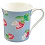 Cath Kidston Mug - Strawberry Blue Royale shape