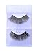 6 Pairs Crème 100% Human Hair Natural False Eyelash Extensions Black Natural Lashes,Free Gift