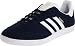 adidas Originals Men's Samba Canvas-M Retro Sneaker,Collegiate Navy/White/Metallic Gold,12 M US