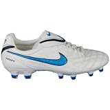 Nike Tiempo Legend III Fg Soccer Shoe - Sail/Techno Blue/Dark Obsidian - Size 10.5