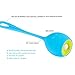 Klau Silicone Outdoor Shower Waterproof Portable Bluetooth 4.1 Speaker LED 7 Colors Varies Light Flashlight Blue for Hiking Cycling Bathroom