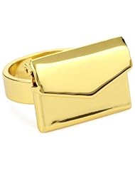 Gemma Redux 18k Gold Tone Envelope Ring