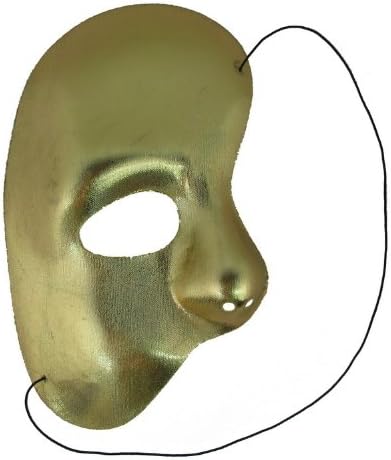 Melody Halloween Christmas Party Venetian Mardi Gras Masquerade Phantom theme Mask Gold