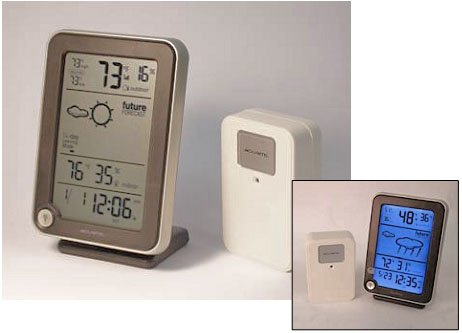 Chaney Instruments Acu-Rite 02001 Wireless Weather Station with Clock and Date