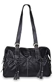 Shanti Metallic Diaper Bag by Baby Kaed - BLACK