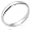 10k White Gold 3mm Traditional Women's Wedding Band, Size 6